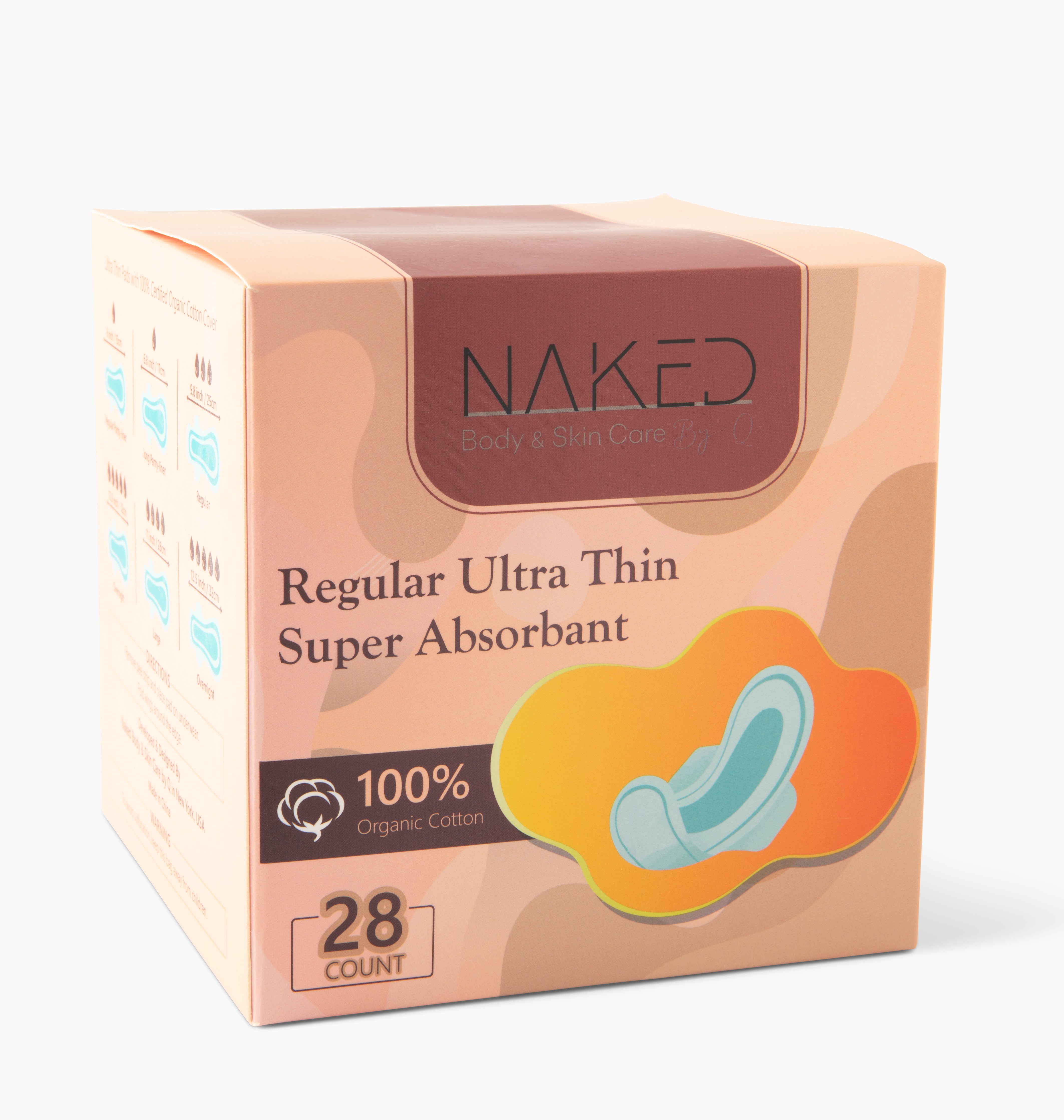 100% Organic Cotton Sanitary Napkins (Regular)